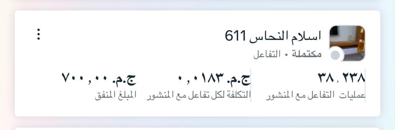 نتائج الإعلانات الممولة