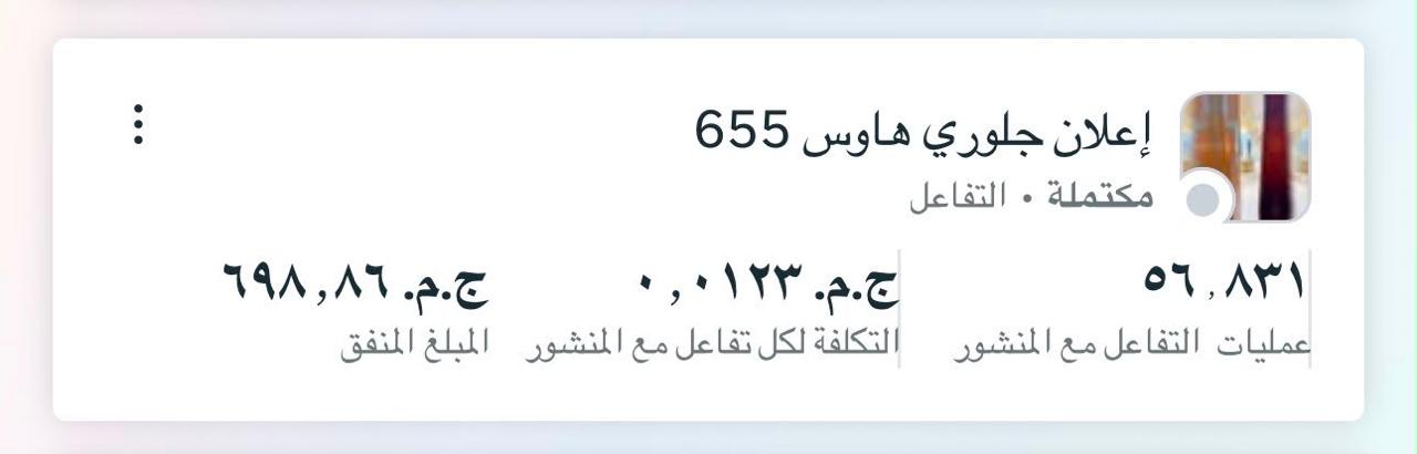 نتائج الإعلانات الممولة